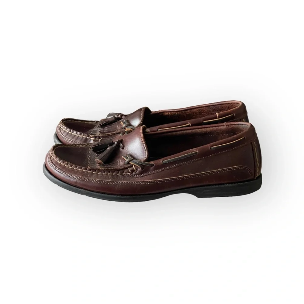 Sperry Top-Sider ™ ® ✌︎︎ Kiltie Tassel Leather Boat Deck Shoes ✌︎︎ Brown 11.5